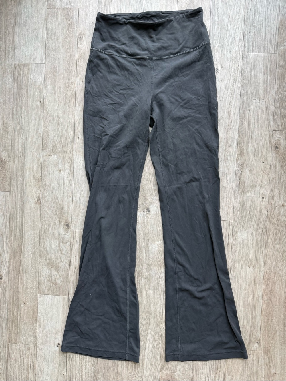 Lululemon High-Waist Black Flare Leggings